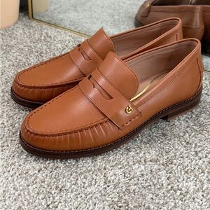 Cole Haan Tan Leather Loafers